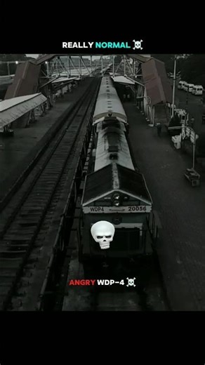 angry wdp-4 start up☠️ indian railways☠️#train #wdp4 #startup #indianrailways #tech #growth #feed