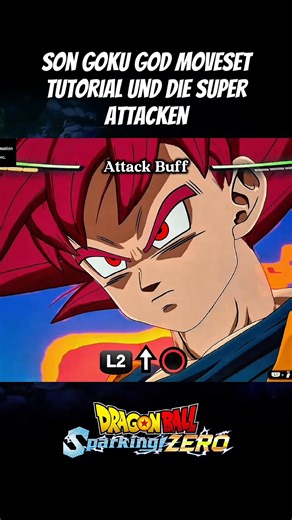 Son Goku God Moveset Tutorial ( Dragon Ball Sparking Zero )