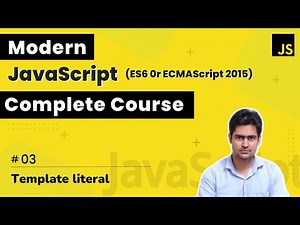 Template literal in Javascript | ES6 in Hindi - 3 #javascript #reactjs