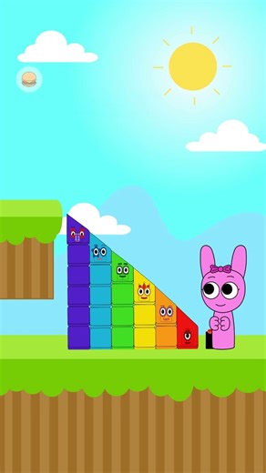 Sprunki Numberblock Fan Made - Can Pinki get food? #shorts #incrediboxsprunki #fananimation