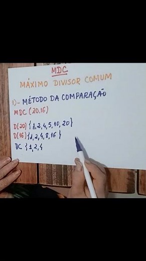2025- MDC -MÁXIMO DIVISOR COMUM
