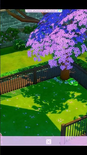 Sims 4 | Flower Balcony 🌷 | No CC Cottage Build #shorts