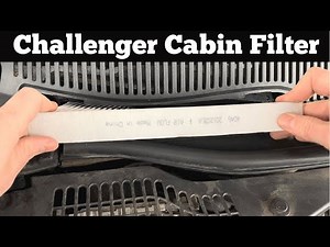 How To Change A 2008 - 2021 Dodge Challenger Cabin Air filter - Remove, Replace Replacement Location