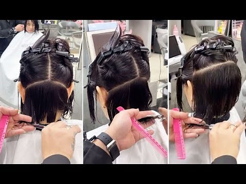Basic Short Bob Haircut Tutorial Women for Beginners With Easy Hair Cutting Techniques