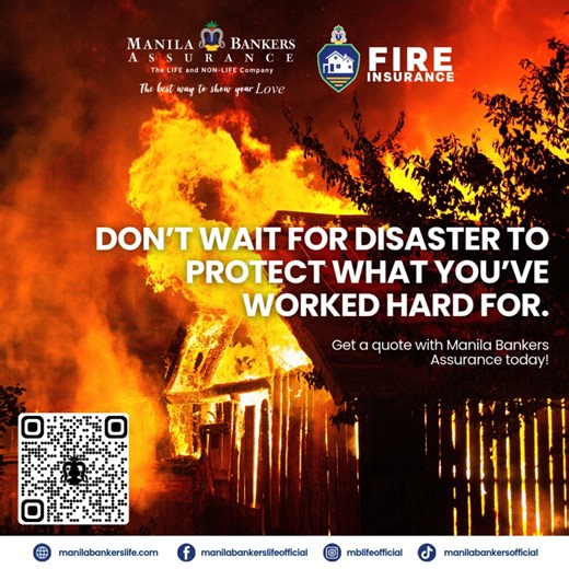 5.4K views · 57 reactions | Your home deserves protection as strong as your love. Secure it now with Fire Insurance from Manila Bankers Assurance. Get a quote — just scan the QR code or click the link below: https://manilabankers.net/ Manila Bankers Assurance, the best way to show your love. #ManilaBankersAssurance #TheBestWayToShowYourLove #NonLife | Manila Bankers Life & General Assurance Corporation | Facebook