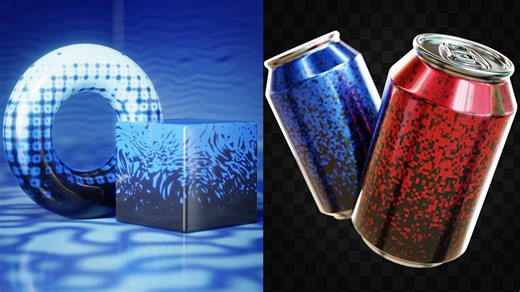 【Blender】如何制作程序化的风格化渐变材质（中文字幕）