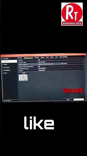 how to get qr code from hikvision dvr? #cctv