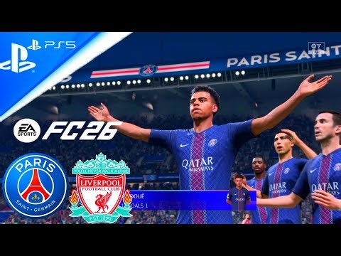 FC 26 - Paris SG vs. Liverpool - UEFA Champions League 25/26 Quater Finals Match Ps5 4k60