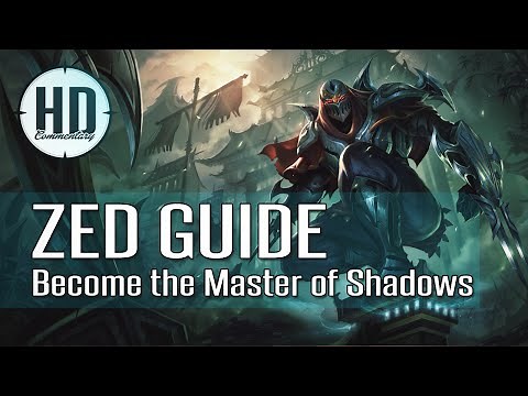 Zed Guide Season 6 - Become the Master of Shadows - Mid / Top - Runes, Masteries and Item Build