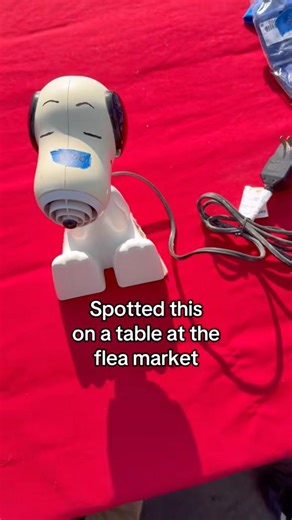 Never seen this vintage snoopy #fleamarketfinds #thrifting #80sthrowback #vintagefashion