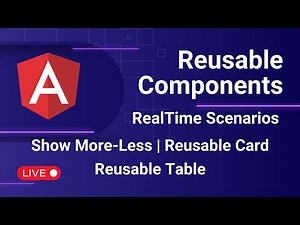 Reusable Angular Components You’ll Use Everywhere! (ShowMore, Card, Table)