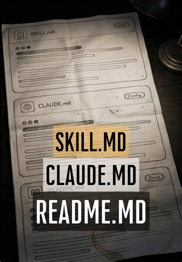 Markdown-Dateien sind die Grundlage für sauberen Kontext in Claude Code. README.md = Worum geht’s im Projekt? CLAUDE.md = Wie soll Claude arbeiten? SKILL.md = Wie laufen spezielle Aufgaben? Je klarer diese Dateien sind, desto konsistenter arbeitet dein Agent. #ai #automation #ki #claude #workflow
