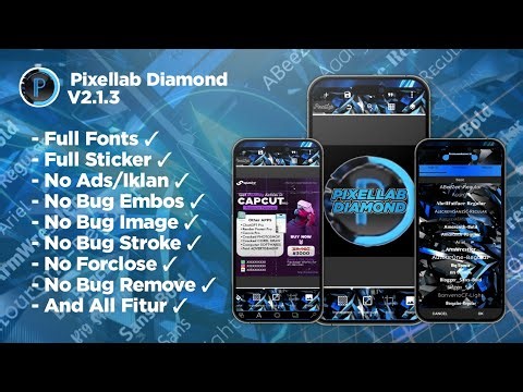 PixelLab Mod Diamond v2.1.3 | Full Fonts, No Ads, Premium Stickers & Bug-Free Emboss