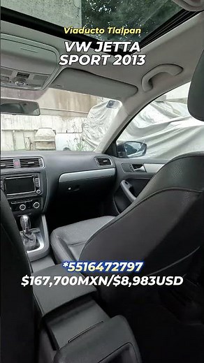 VW JETTA SPORT 2013, motor de 5 CIL 2.5L, 170 HP, transmisión automática, a tratar