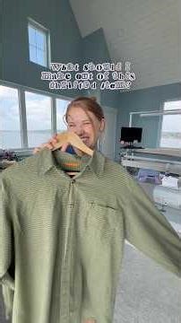 RUFFLE COLLAR tutorial for the win 💚#thriftflip #sewingforbeginners #sewingtutorial #sewingideas