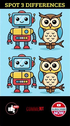 Spot 3 Differences #273 #brainflexarena #logicpuzzles #spotthedifferencegam #riddles