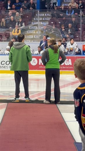 The Barrie Curling Team was invited to the Colts game to fundraise for their upcoming trip to Whitehorse. Cameron and Maryann got to do the puck drop! We sold a lot of pucks for the Chuck-A-Puck held during second intermission. We also got to see a lot of our athlete friends there to watch the game which was an added bonus! Thank you #BarrieColts for the opportunity. | Special Olympics Barrie