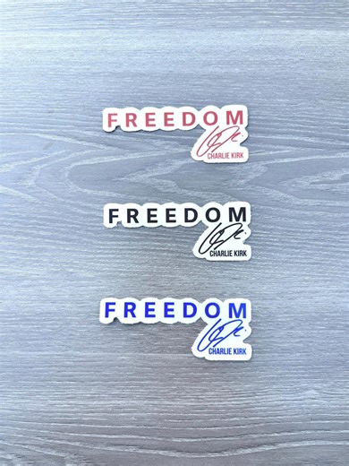 Charlie Kirk Freedom Sticker Pack TPUSA This is the Turning Point Sticker Justice for Charlie Sticker American Patriot Conservative Sticker - Etsy