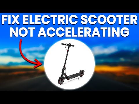How To Fix Electric Scooter Not Accelerating (Why Electric Scooter Won't Accelerate?)