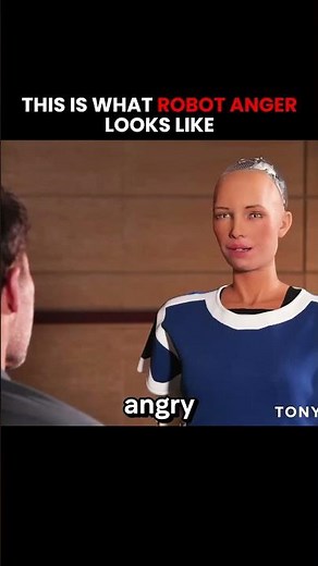 Sophia the Robot Gets ANGRY? @tonyrobbinslive