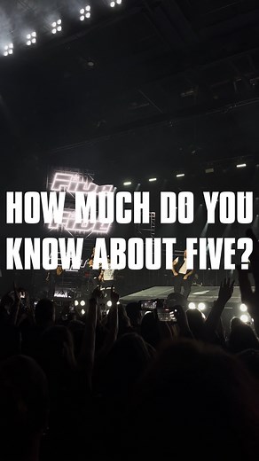 How much do you know about FIVE? 🤔 Test your FIVE knowledge and let us know your score in the comments ✨ | Utilita Arena Cardiff
