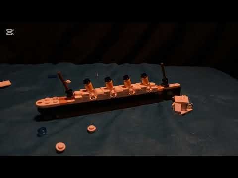 Lego Titanic stop motion animation
