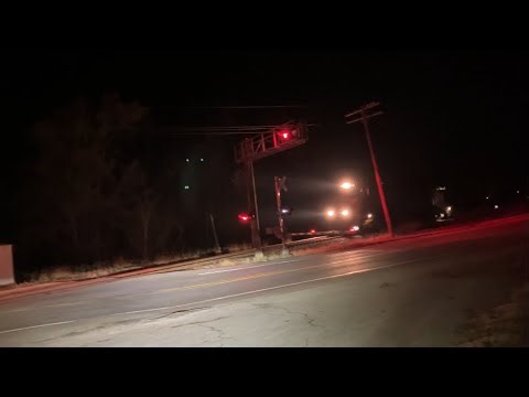 UP 8309 Intermodal Z-Train West, Hwy 91/Fontanelle St. Railroad Crossing, Blair NE
