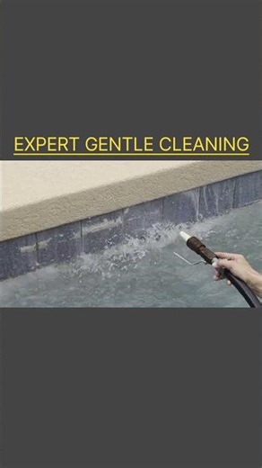 Cleaning pool tile making it look easy