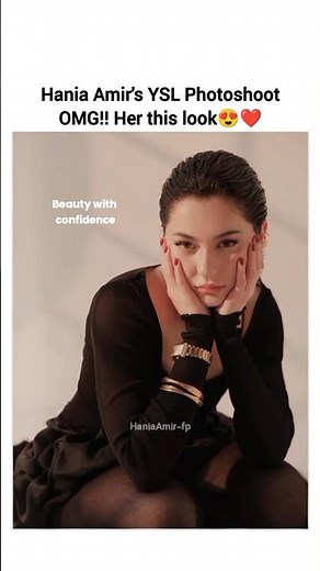 Her Most Awaited look😎#haniaamir #haniavoice #haniaaamir #hania #shorts #ysl #photoshoot #yt #fyp