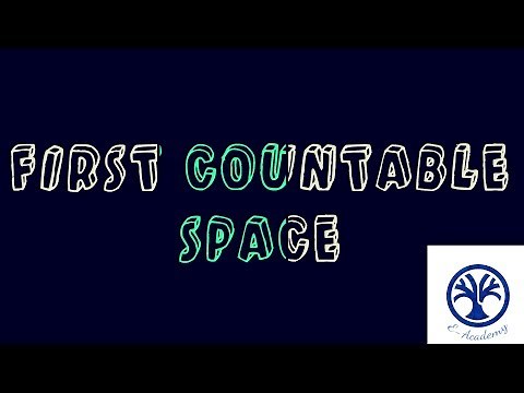 first countable topological space