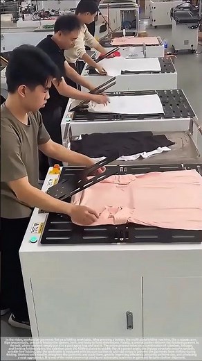 Semi-automatic clothing folding and packing – good tools and machinery improve work efficiency