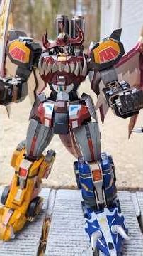 Burst Model ZL-01 KO FLAMETOYS BEAST LORD DINO MEGAZORD Vs SoC Dino Megazord #shorts