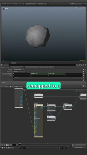 3D Differential Growth in Houdini - simpler than you think