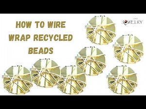 How to Make Eco-Chic Jewelry with Upcycled Wire Wrapped Beads | No Waste DIY Craft!