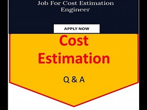 cost estimation Engineer questions and answer to pass job interview #Cost #Estimation #engineering