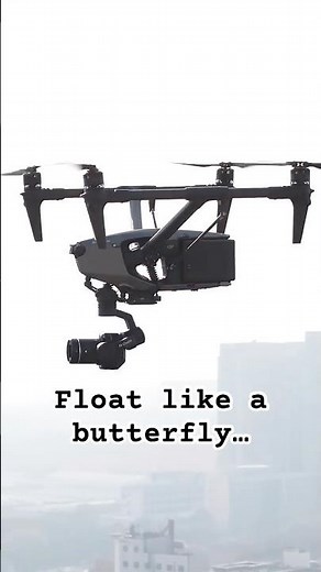 Float like a butterfly, serve aerial shots like a pro 🦋 DJI Inspire 3 drone