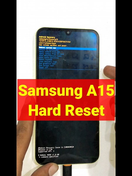 Samsung A15 Hard reset | Samsung A15 Factory Reset / Screen Lock Remove without PC