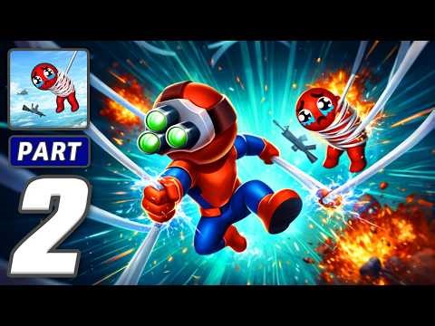 Webbi Boi 3D - Gameplay Walkthrough Part 2 - Swing With Web Power (iOS, Android)