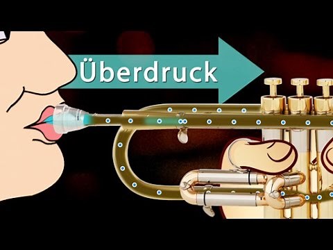 Tonerzeugung bei der Trompete - Trailer Schulfilm Musik und Physik
