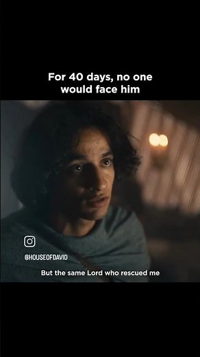 David Meets King Saul - The Story of David And Goliath - House of David - Instagram