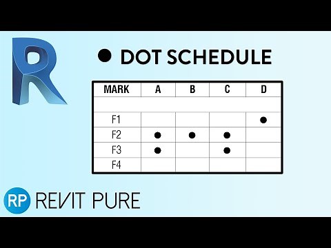 How to Create a Yes/No ● Dot Schedule in Revit