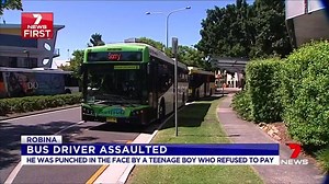 A Gold Coast bus driver has been punched in the face by a teenager who refused to pay for his ride. The driver let the assailant and his girlfriend on for free after being verbally abused, they returned after getting off to punch the driver. Latest Queensland News: https://yhoo.it/2A4uz2w #7News | 7NEWS Brisbane