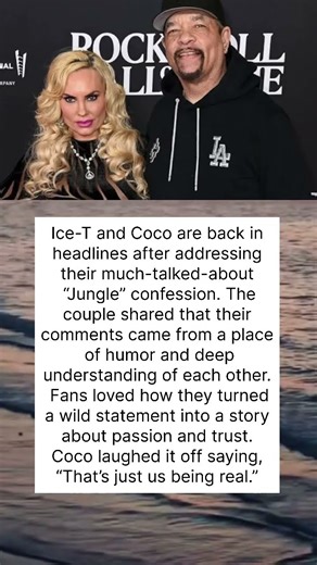 Ice-T and Coco Open Up About Their Viral “Jungle” Talk #celebritynews