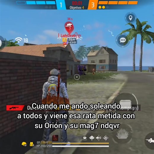 Free Fire: Jugada y Frustración en Partida