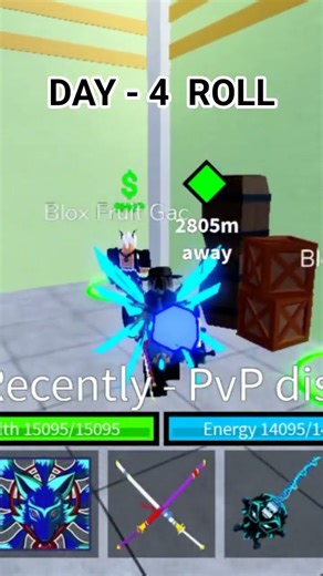 robox blox fruit day 4 roll sea 3 |#roblox #bloxfruits #video #short#roll #gaming #subscribe