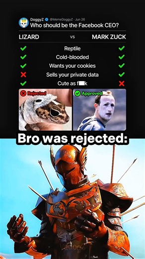 Bro Got REJECTED as Facebook CEO 🦎😭
