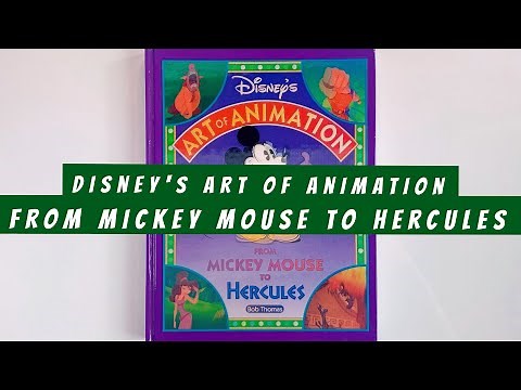Art of Animation From Mickey Mouse to Hercules (flip through) Disney Artbook