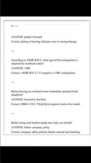 NCCCO Overhead Crane Exam