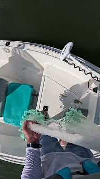 How to throw a deep hole cast net