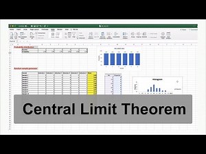 Central Limit Theorem demonstration with Excel